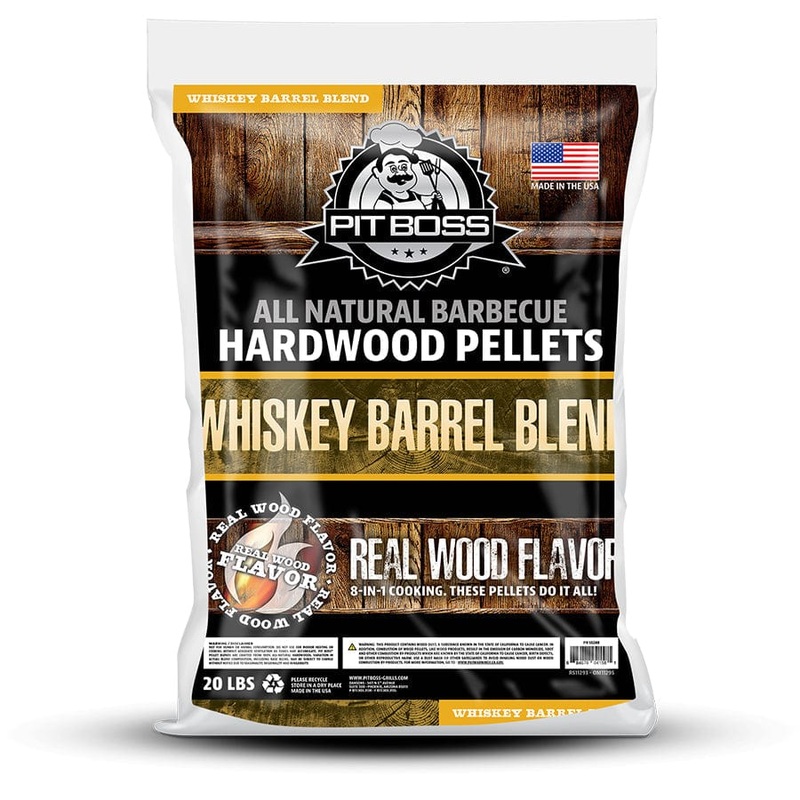 Pit Boss Whiskey Barrel Blend Hardwood Pellets (20 lb) - 55240