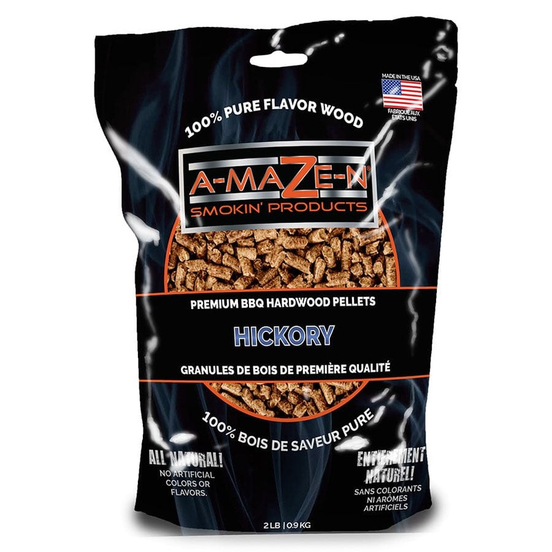 A-Maze-N Hickory Hardwood Pellets (2 lbs) - AZPLT060240128