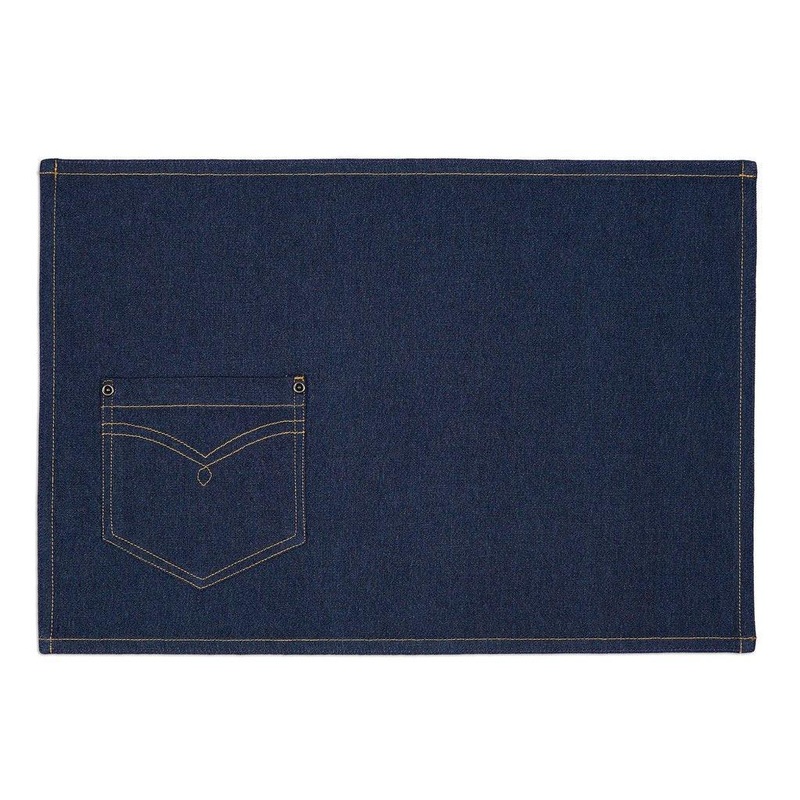 DII Placemats (Set of 4): Denim Pocket