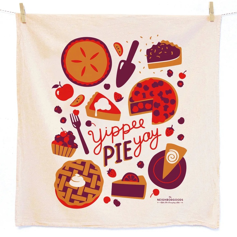 The Neighborgoods Tea Towel: Pie