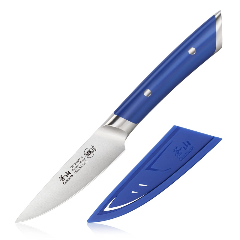 Cangshan Helena  3.5" Paring Knife w/Sheath, Blue