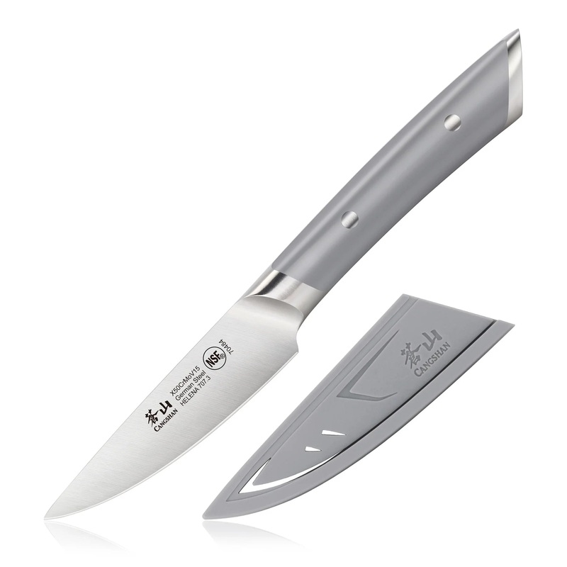 Cangshan Helena  3.5" Paring Knife w/Sheath, Gray