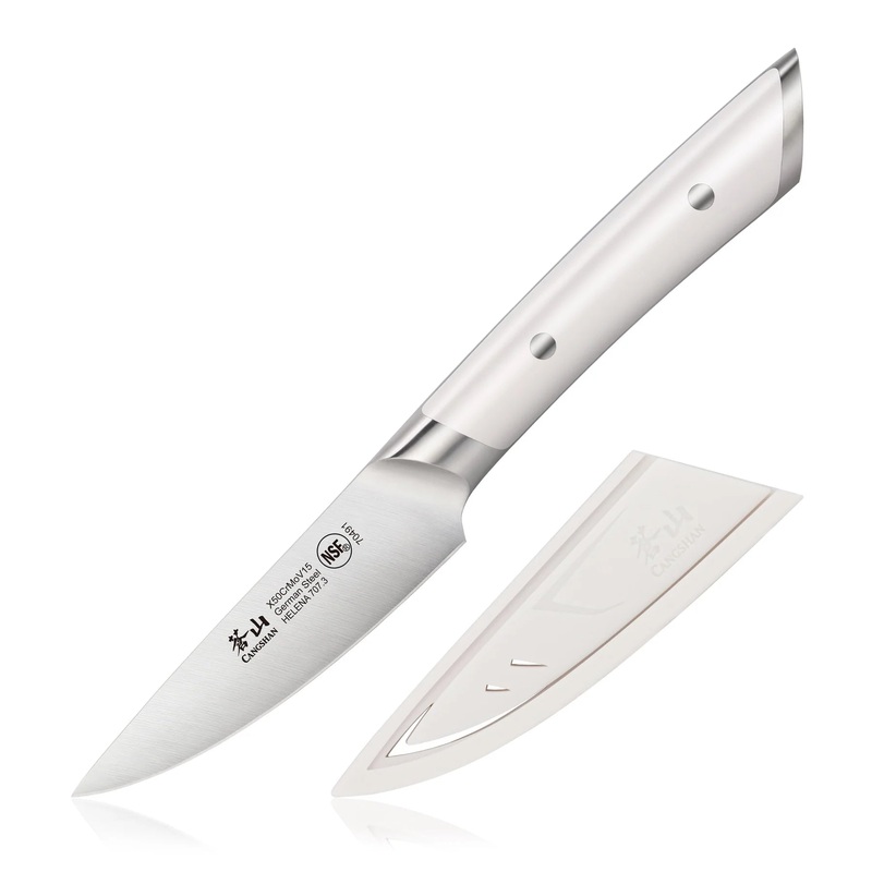 Cangshan Helena  3.5" Paring Knife w/Sheath, White