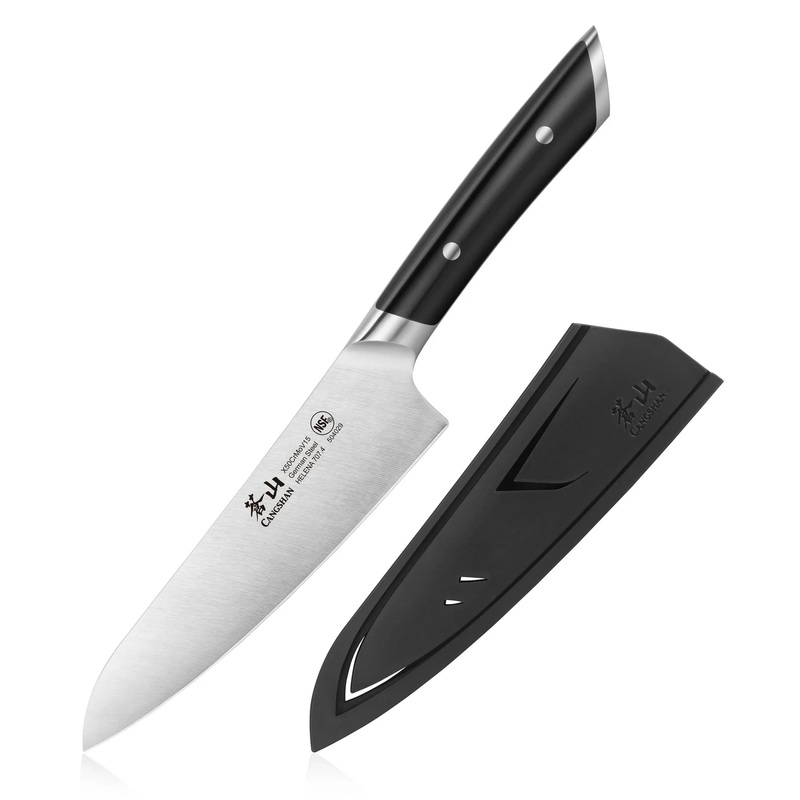 Cangshan Helena  5.5" Prep Knife w/Sheath, Black