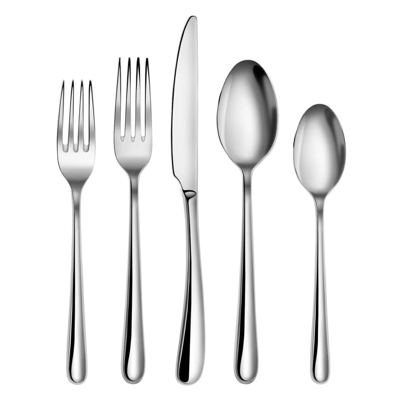 Cangshan Rain II Flatware: Forged 47 Piece Set