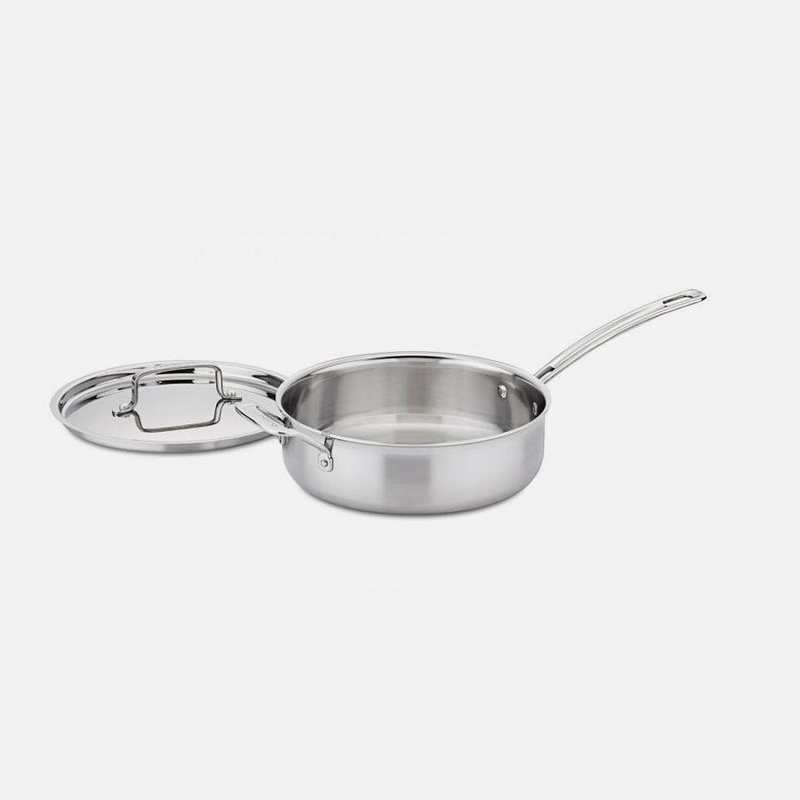 Cuisinart MultiCladPro Saute Pan w/Cover - 3.5 QT