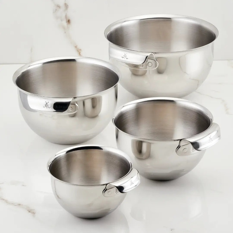 Hestan Provisions Stainless Steel Mixing Bowl Set: 4 Piece