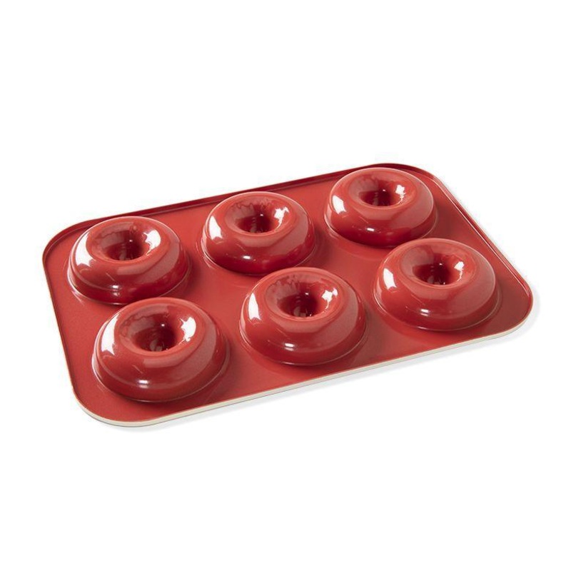 NordicWare Donut Pan: Classic, Red
