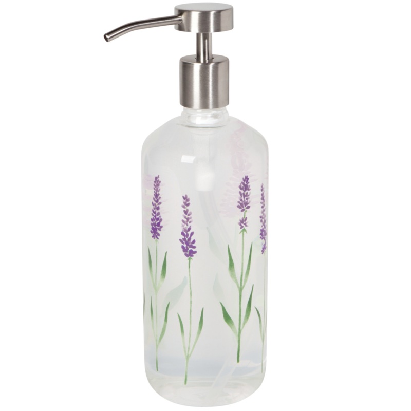NOW Designs Glass Soap Pump: Lavender