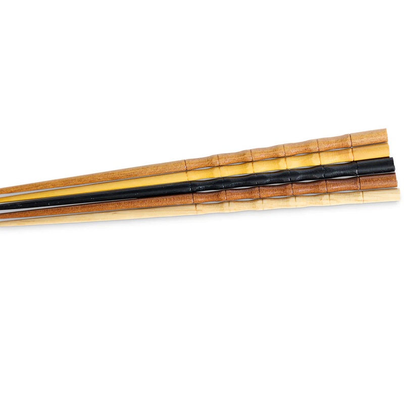 RSVP Mixed Wood Chopsticks (5 Pairs)