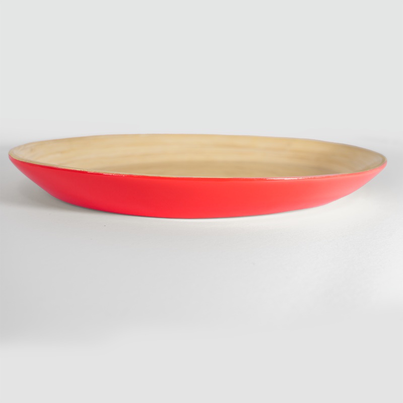 Caytre Living Oval Serving Tray: Apple