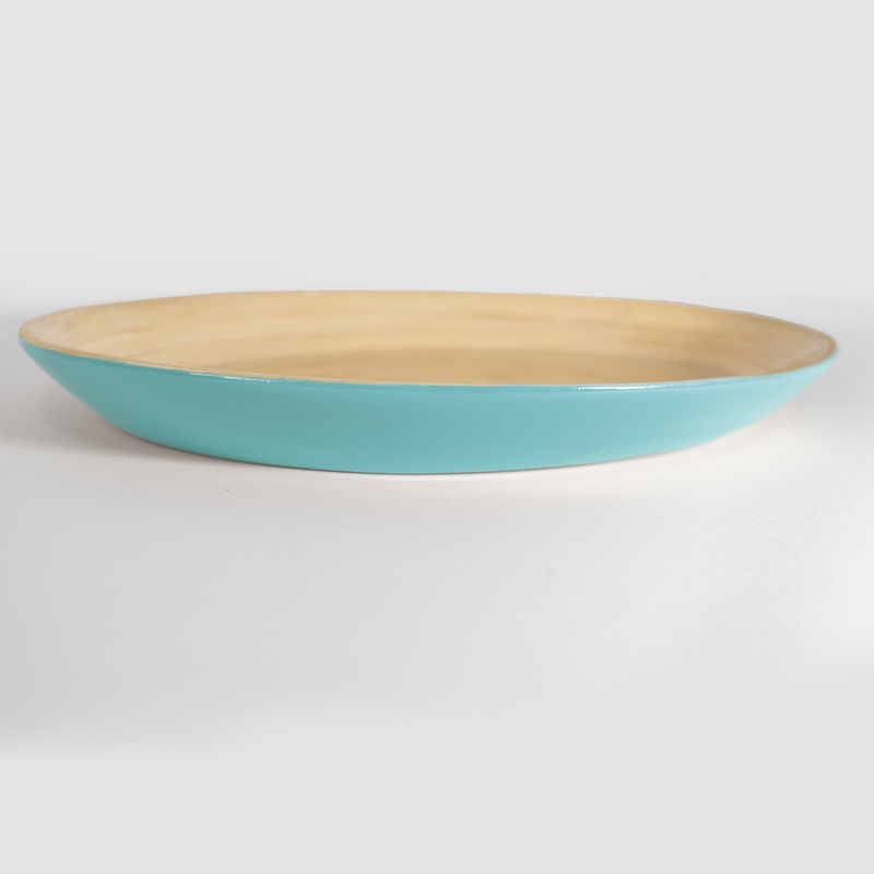 Caytre Living Oval Serving Tray: Turquoise
