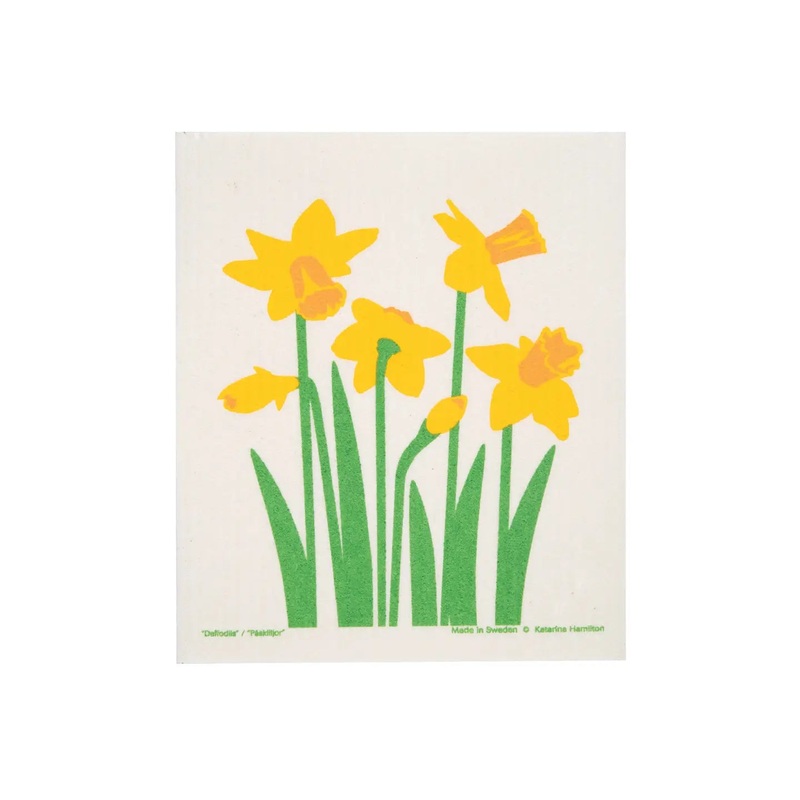 Cose Nuove Swedish Dishcloth: KH Daffodils