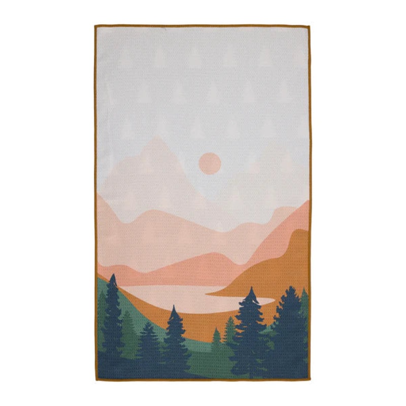 DII Microfiber Dishtowel: Cascade Sunset