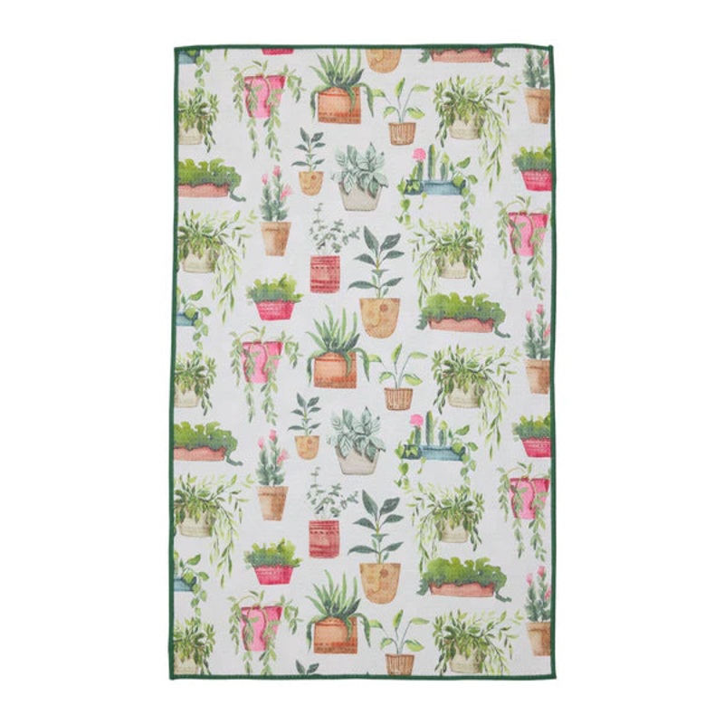 DII Microfiber Dishtowel: Potted Plants