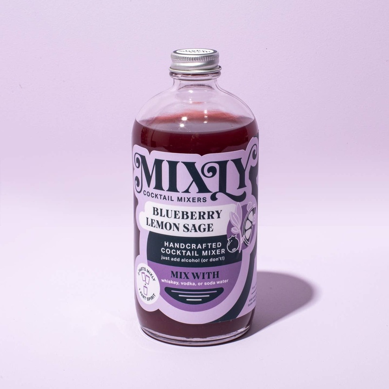 Mixly Blueberry Lemon Sage Mocktail Mixer