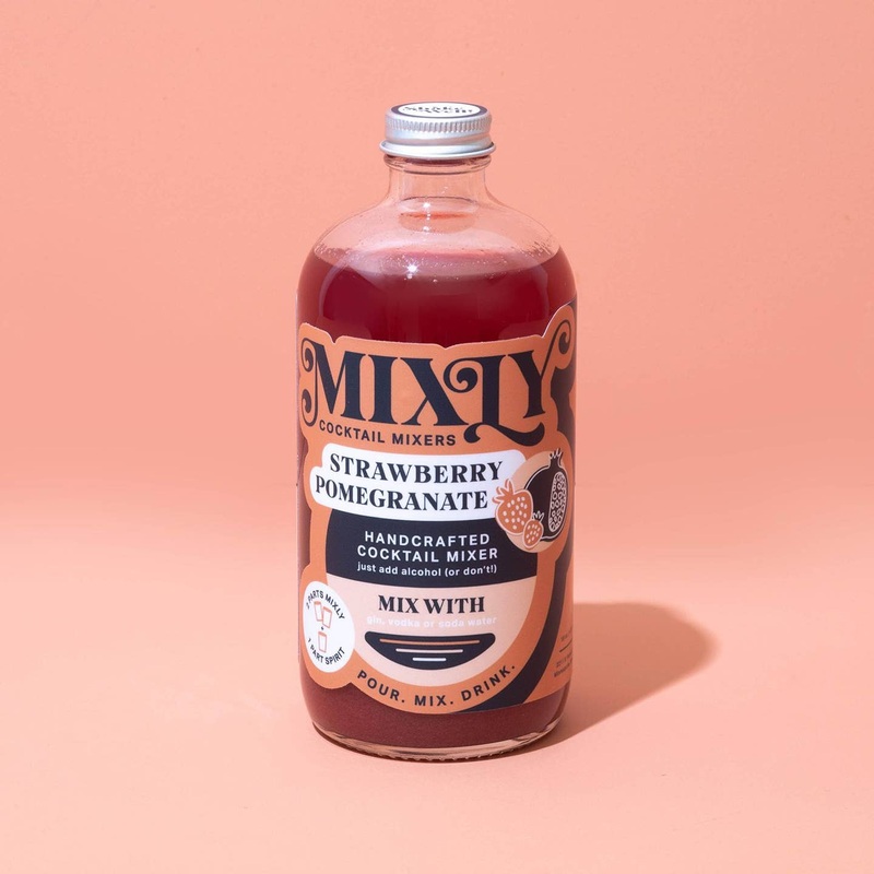 Mixly Strawberry Pomegranate Mocktail Mixer