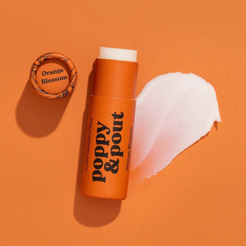 Poppy & Pout Lip Balm: Orange Blossom
