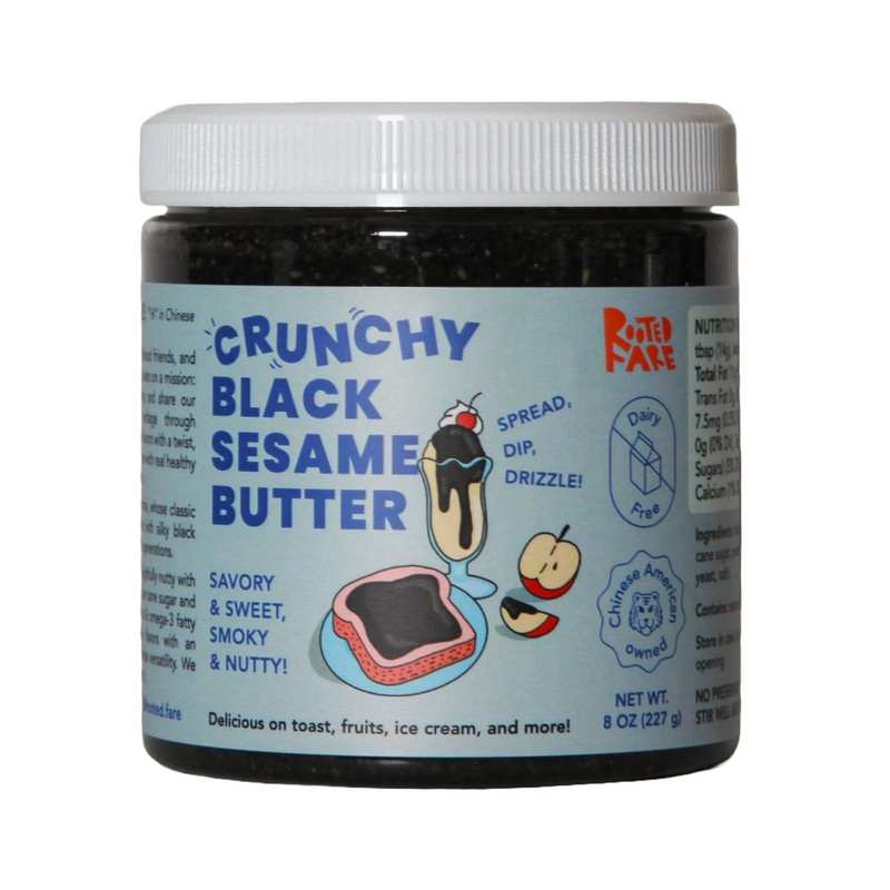 Rooted Fare Crunchy Black Sesame Butter