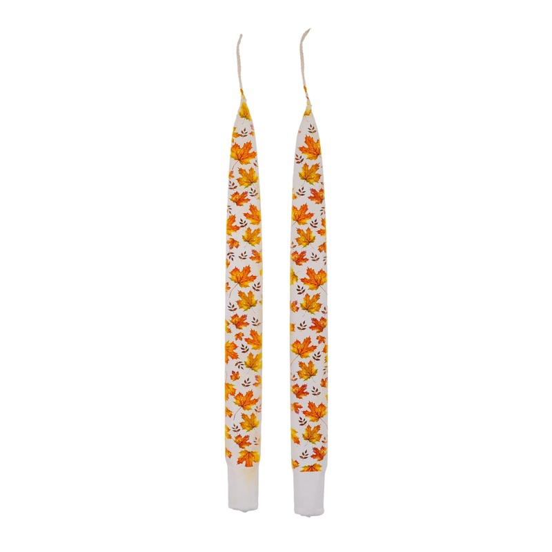 Flatyz Tapers (Set of 2): Fall Leaves