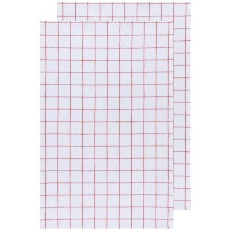 NOW Designs Dishtowels (Set of 2): Vintage Wash, Clay