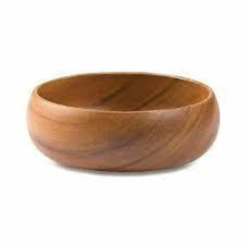 Pacific Merchants Salad Bowl: Round,  6"x 2"
