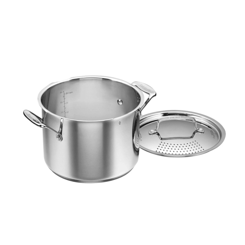 Cuisinart Chef's Classic Stockpot: 6 QT, with straining lid