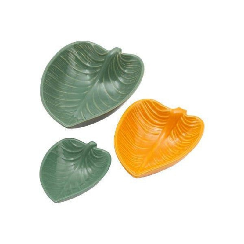 Mason Cash Leaf Bowls: Set of 3