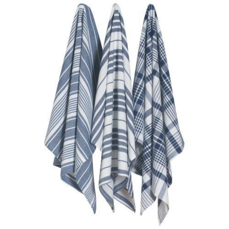 NOW Designs Dishtowels (Set of 3): Jumbo, Indigo