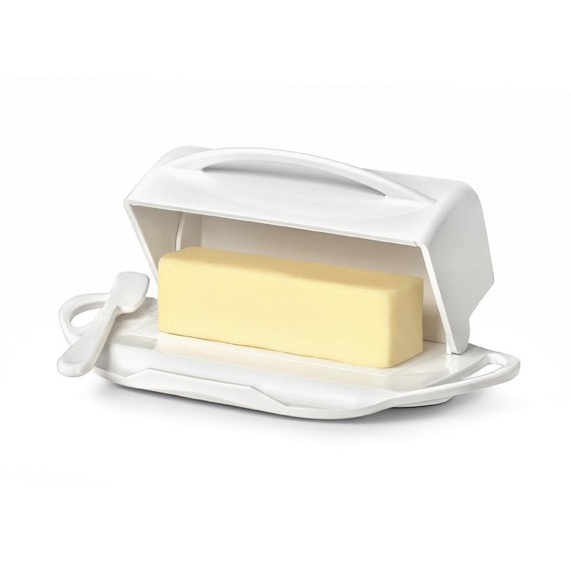 Butterie Butter Dish: White