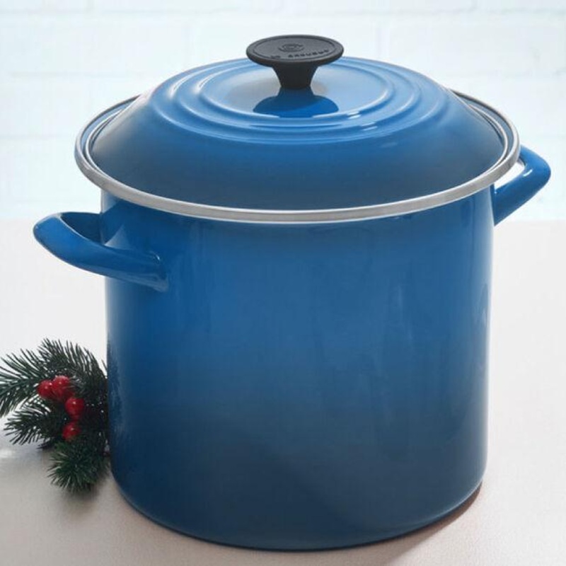 Le Creuset Enamel-On-Steel Stockpot:  8 QT, Marseille