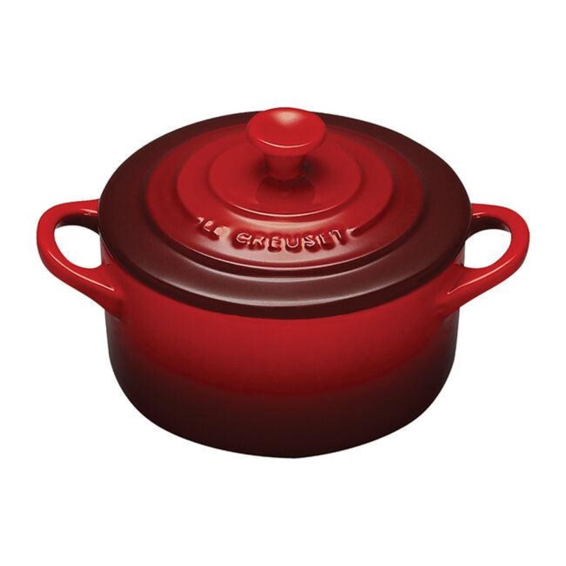 Le Creuset Mini Round Cocotte: 8 oz., Cerise