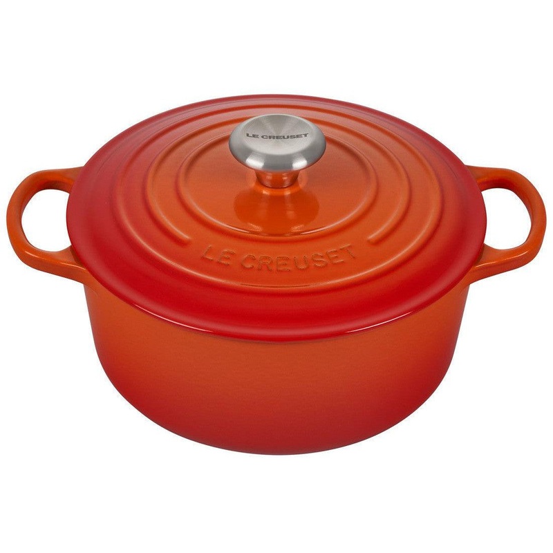 Le Creuset Round Dutch Oven:  4.5 QT, Flame