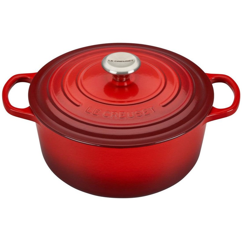 Le Creuset Round Dutch Oven:  5.5 QT, Cerise