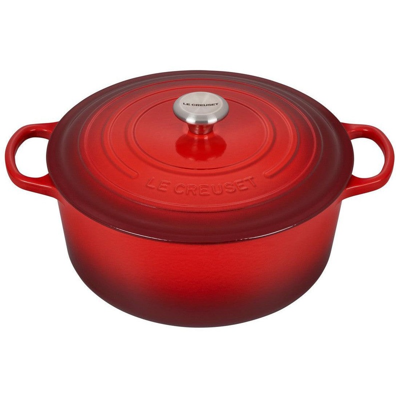 Le Creuset Round Dutch Oven:  9 QT, Cerise