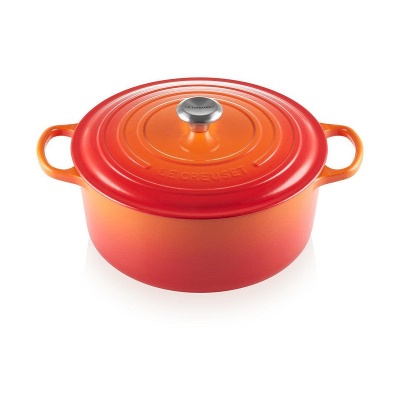 Le Creuset Round Dutch Oven:  9 QT, Flame