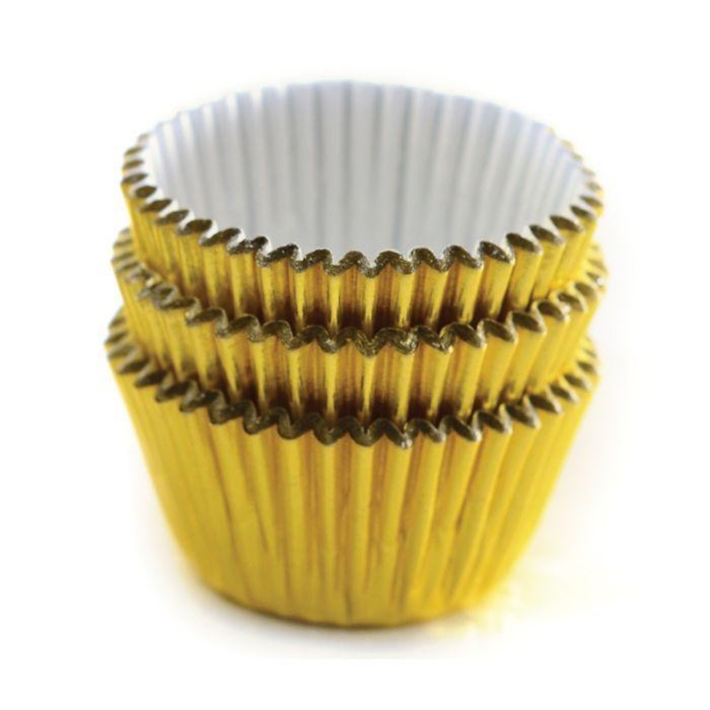 NorPro Baking Cups: Small, Gold Foil
