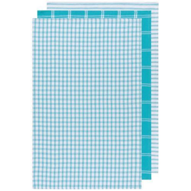 NOW Designs Dishtowels (Set of 3): Tic Tac Toe, Bali