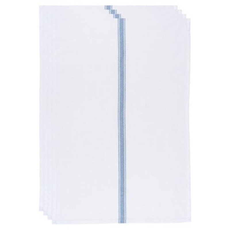 NOW Designs Dishtowels (Set of 4): Brooklyn Stripe, Delft