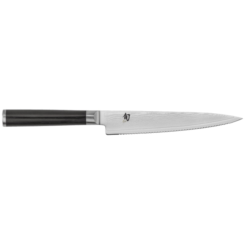 Shun Classic 6" Utility, Serrated