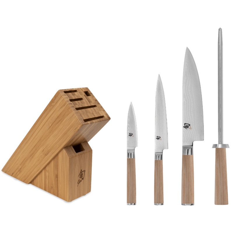 Shun Classic Blonde Set: 5 Piece Starter