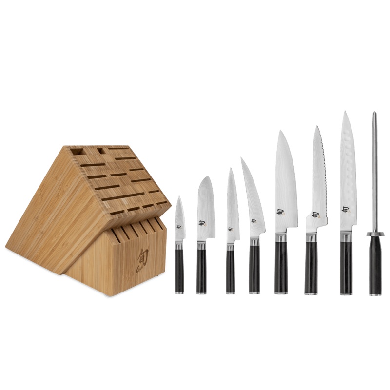 Shun Classic Set: 9 Piece Chef's Choice