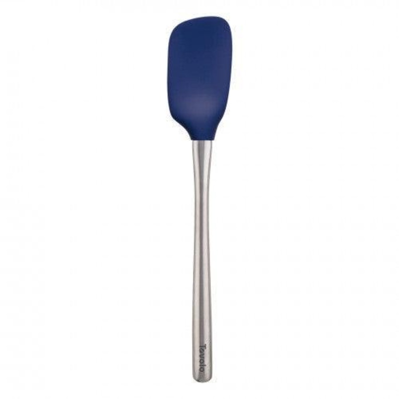 Tovolo Flex-Core Stainless Steel Handle Spoonula: Deep Indigo
