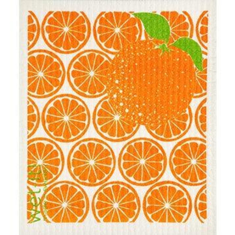 Wet-It! Swedish Dishcloth: Orange Slices