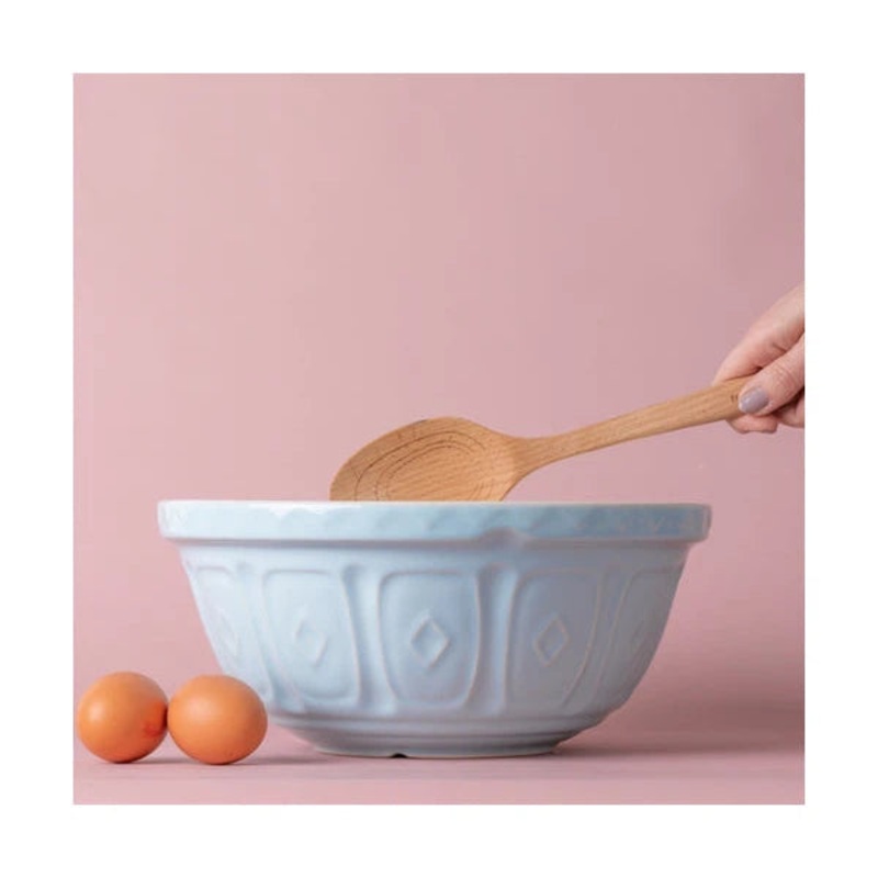 Mason Cash Size 12 Mixing Bowl: Color Mix, Powder Blue
