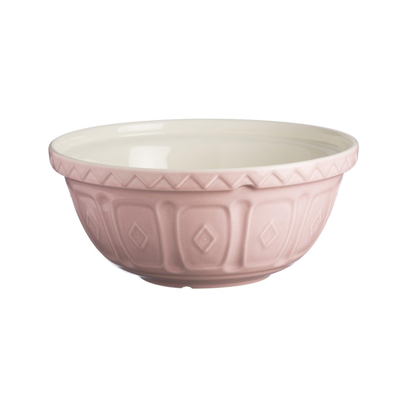 Mason Cash Size 12 Mixing Bowl: Color Mix, Powder Pink