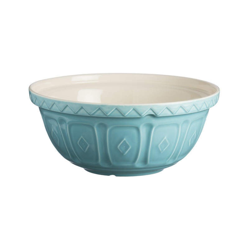 Mason Cash Size 12 Mixing Bowl: Color Mix, Turquoise