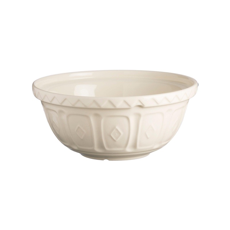 Mason Cash Size 18 Mixing Bowl: Color Mix, Cream
