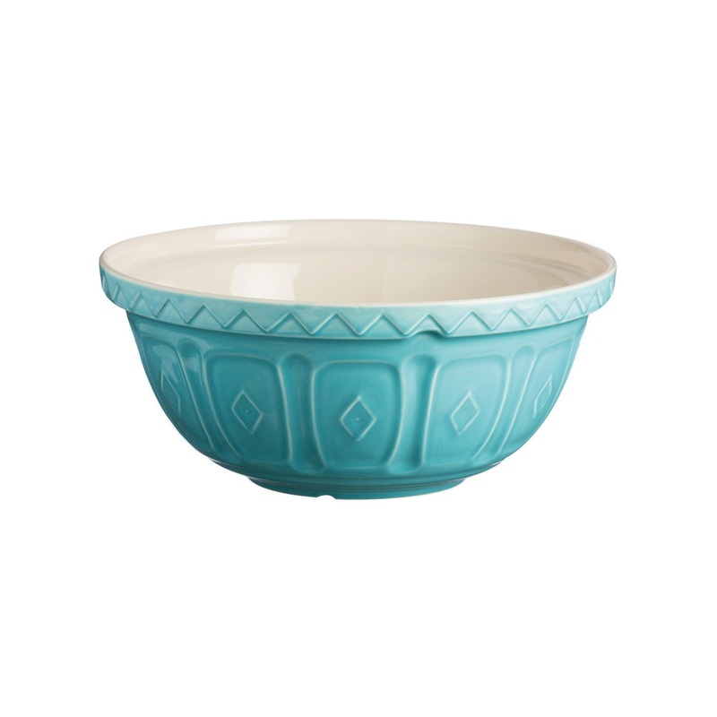 Mason Cash Size 18 Mixing Bowl: Color Mix, Turquoise