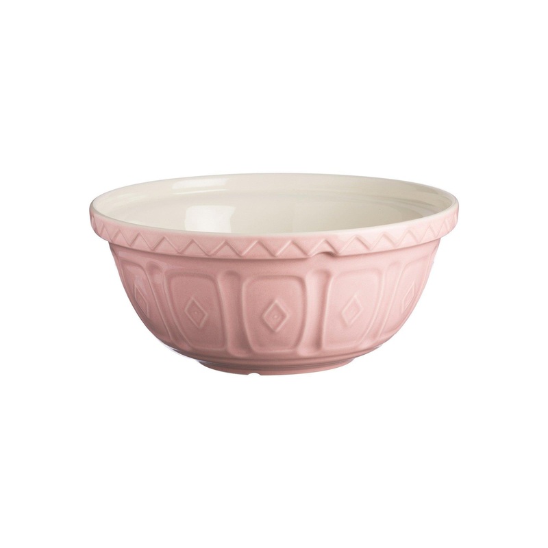 Mason Cash Size 24 Mixing Bowl: Color Mix, Powder Pink